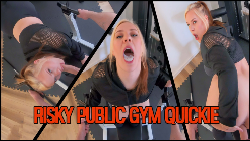 Risky Public Gym Quickie