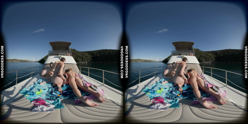 Kristina & Rebeka in Steamy Yacht Bubble Play - Image 3