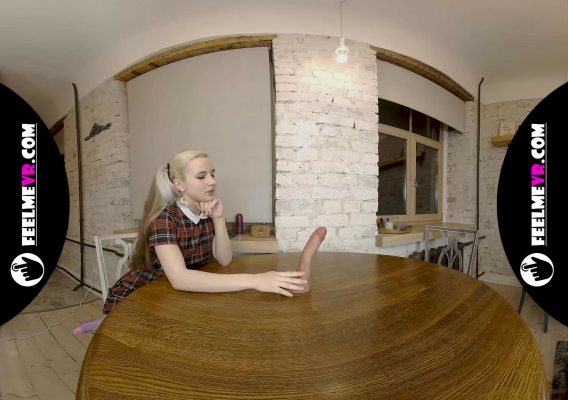 180vr Porn 18yo Teenager Miturasu Fucks Herself With A Big Dick - Image 8