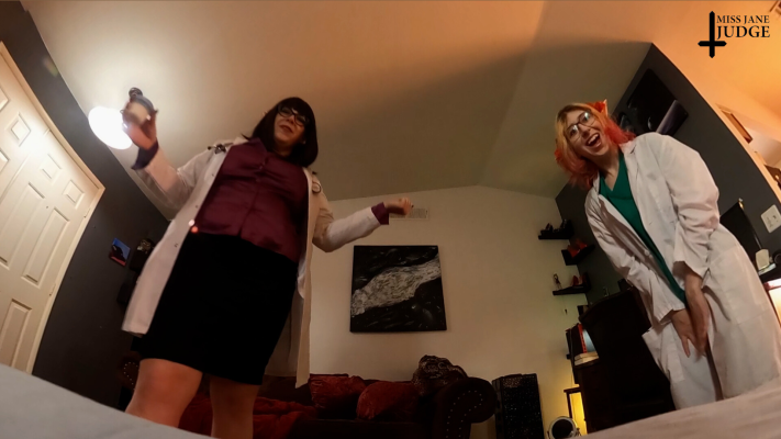 Giantess Elf Doctors Treat Tiny with Cum - Image 1