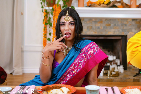 Jasmine Sherni's Charming Blowjob in VR - Image 1