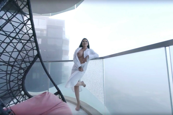 Mistress Kennya BDSM Balcony Tease Fantasy - Image 5