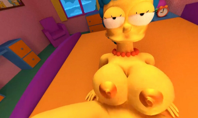 Marge Simpson XXX Parody: Missionary Passion - Image 1
