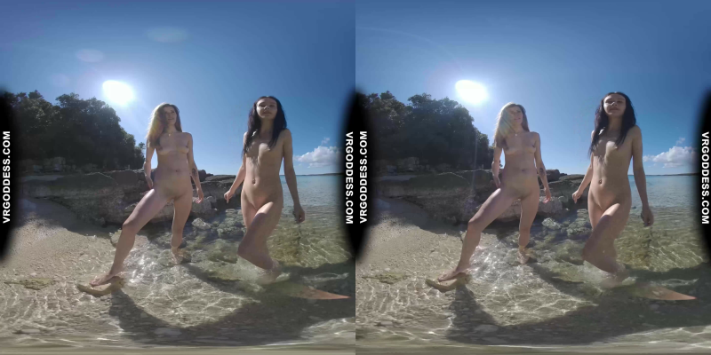 Sunny Beach Afternoon Nude Sunbathing And Searching For Shells On Vacation With Matty Josie - Image 4