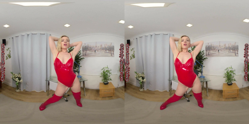 Rosa Red Cupped Body Suit - Image 1