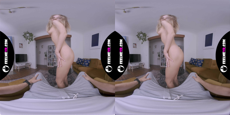 VR180 Blonde Luise Wixx Intense Orgasm Play - Image 4