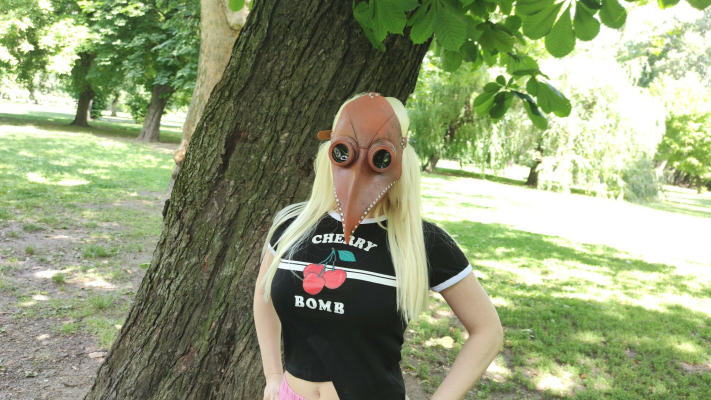 Magical Coronavirus Mask – Part 1 - Little Bush Smothered in Semen - Image 1