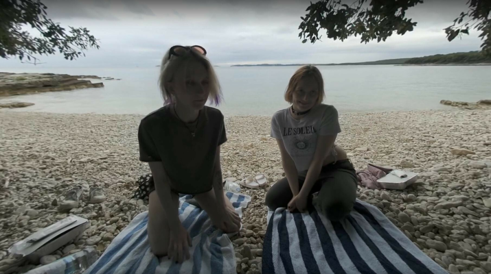 Rainy Day At Tropical Nude Beach With Diana And Ingrida - Image 1