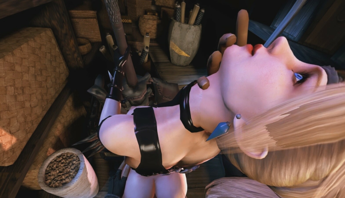 Rachel's Intense Dead or Alive Parody Action - Image 4